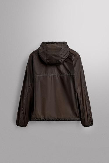 LIGHTWEIGHT TECHNICAL JACKET - Brown by Zara - Image 7