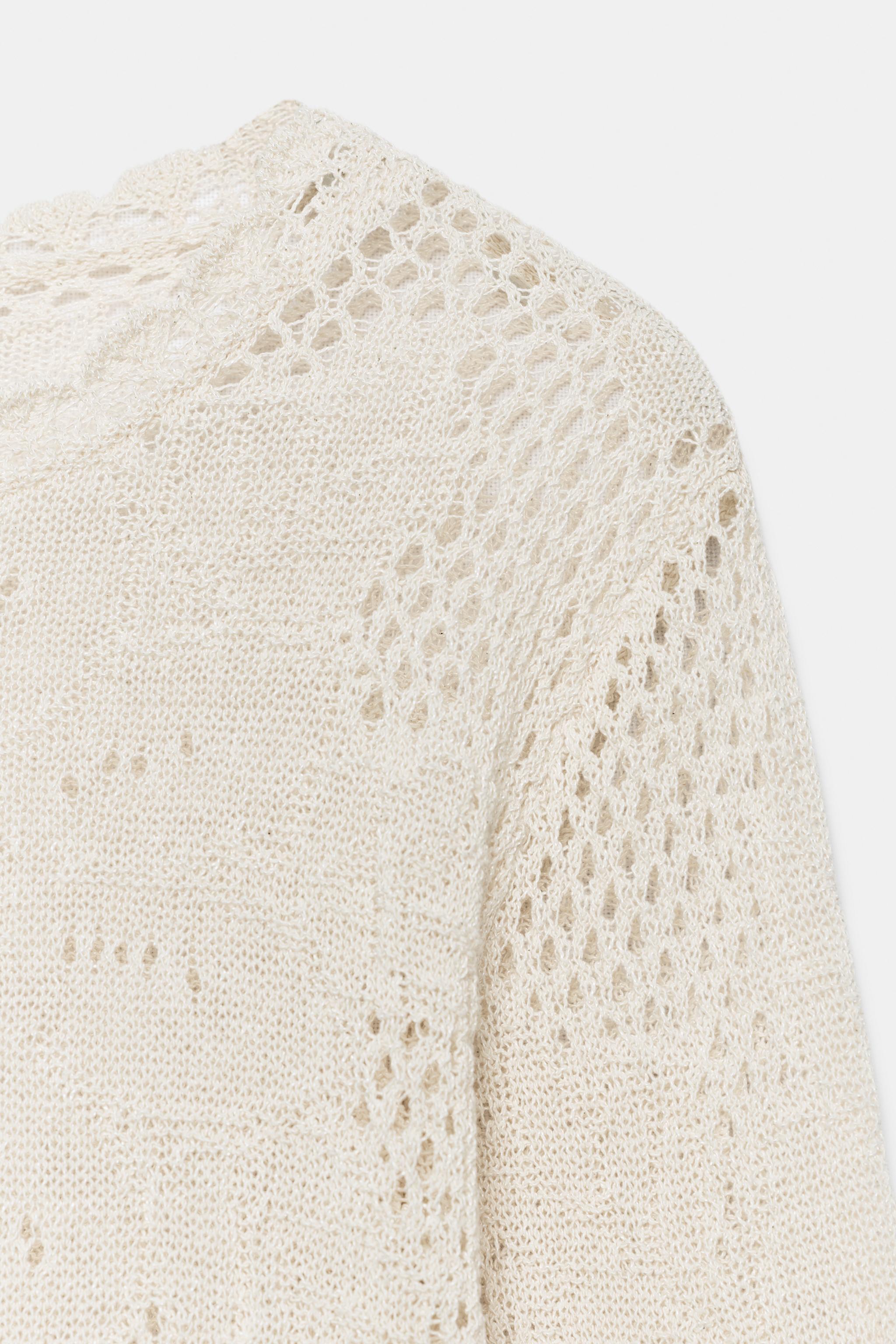 POINTELLE KNIT JUMPER