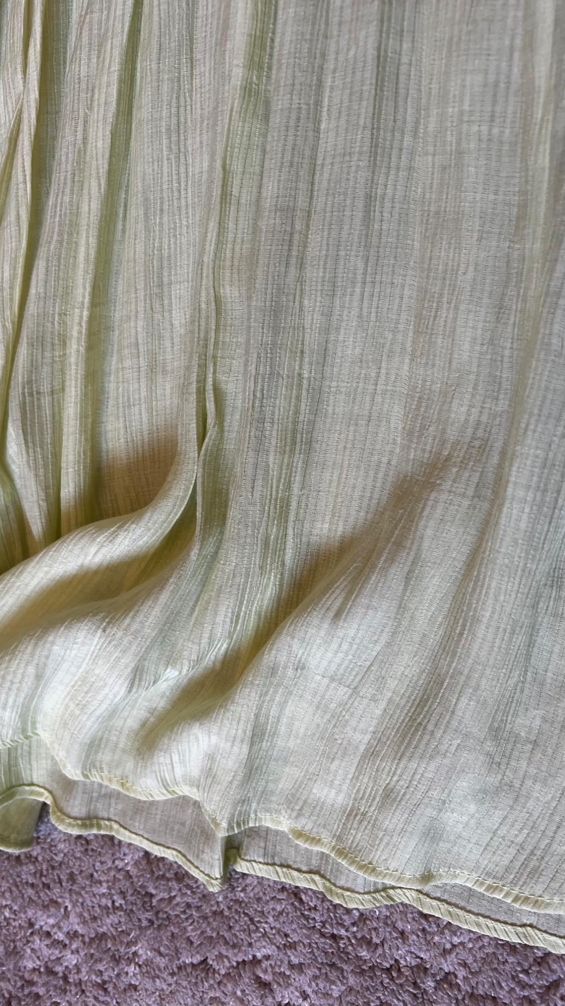 MIXED PLEATED KNIT SKIRT - Image 3
