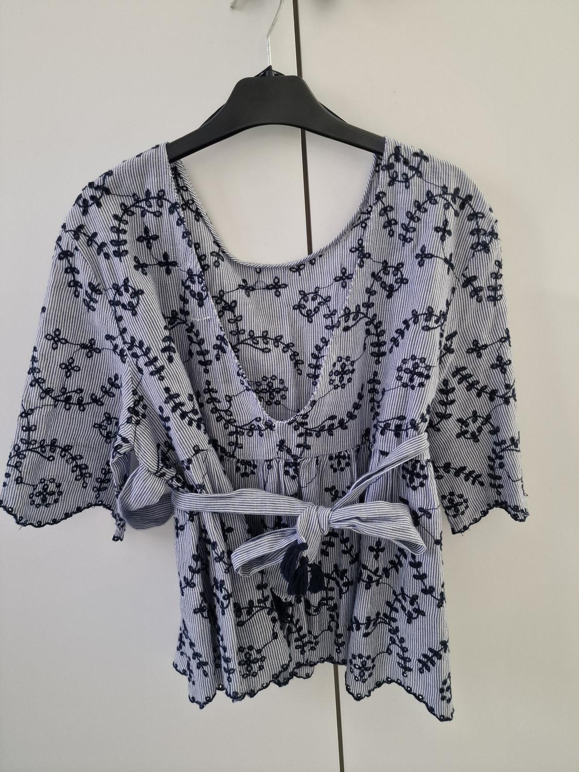 TOP WITH CUTWORK EMBROIDERY - Image 2