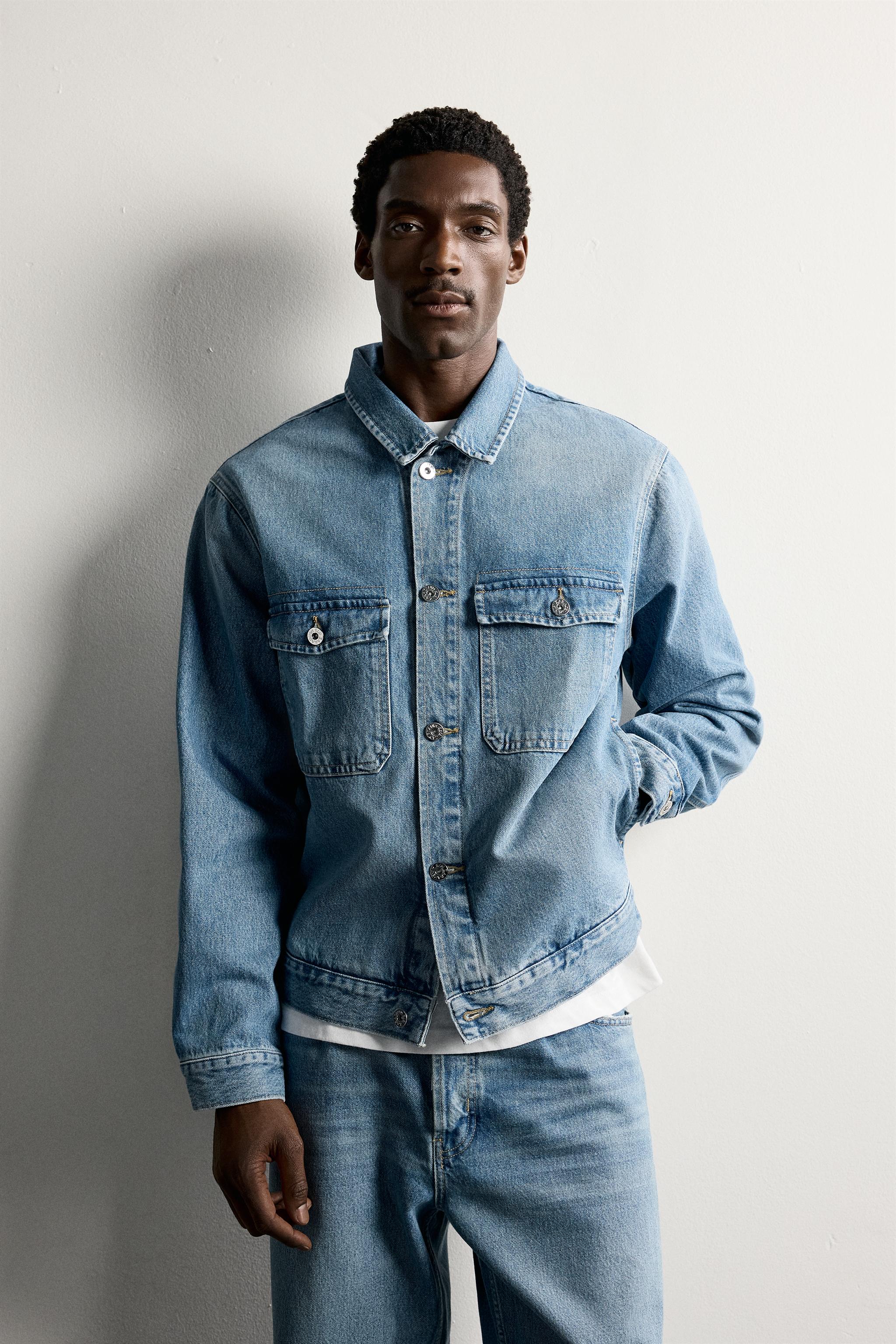 CROPPED FIT DENIM JACKET