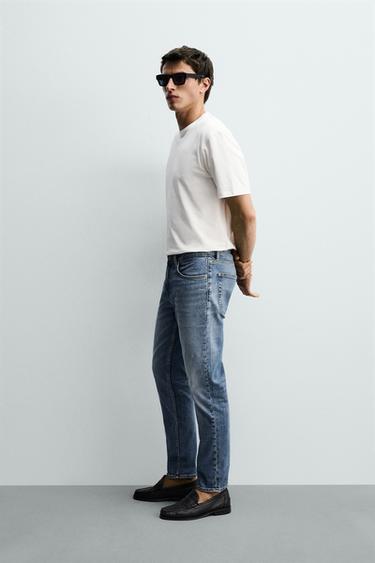 JEAN SLIM BASIQUE - Bleu de Zara - Image 3
