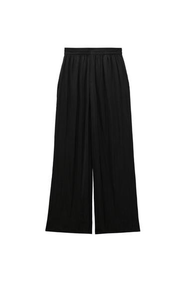 WIDE-LEG FLOWING TROUSERS