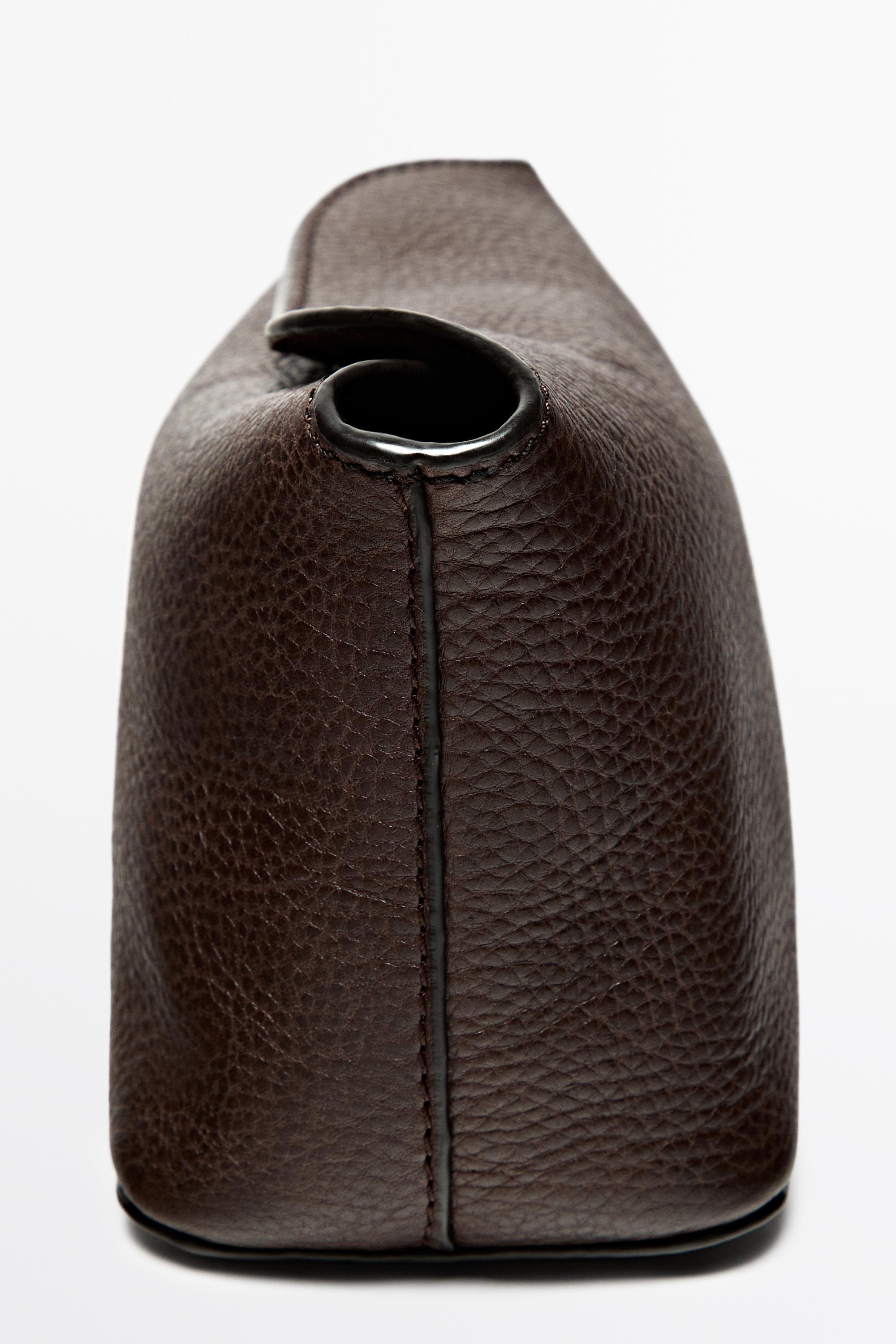 Mini nappa leather toiletry bag