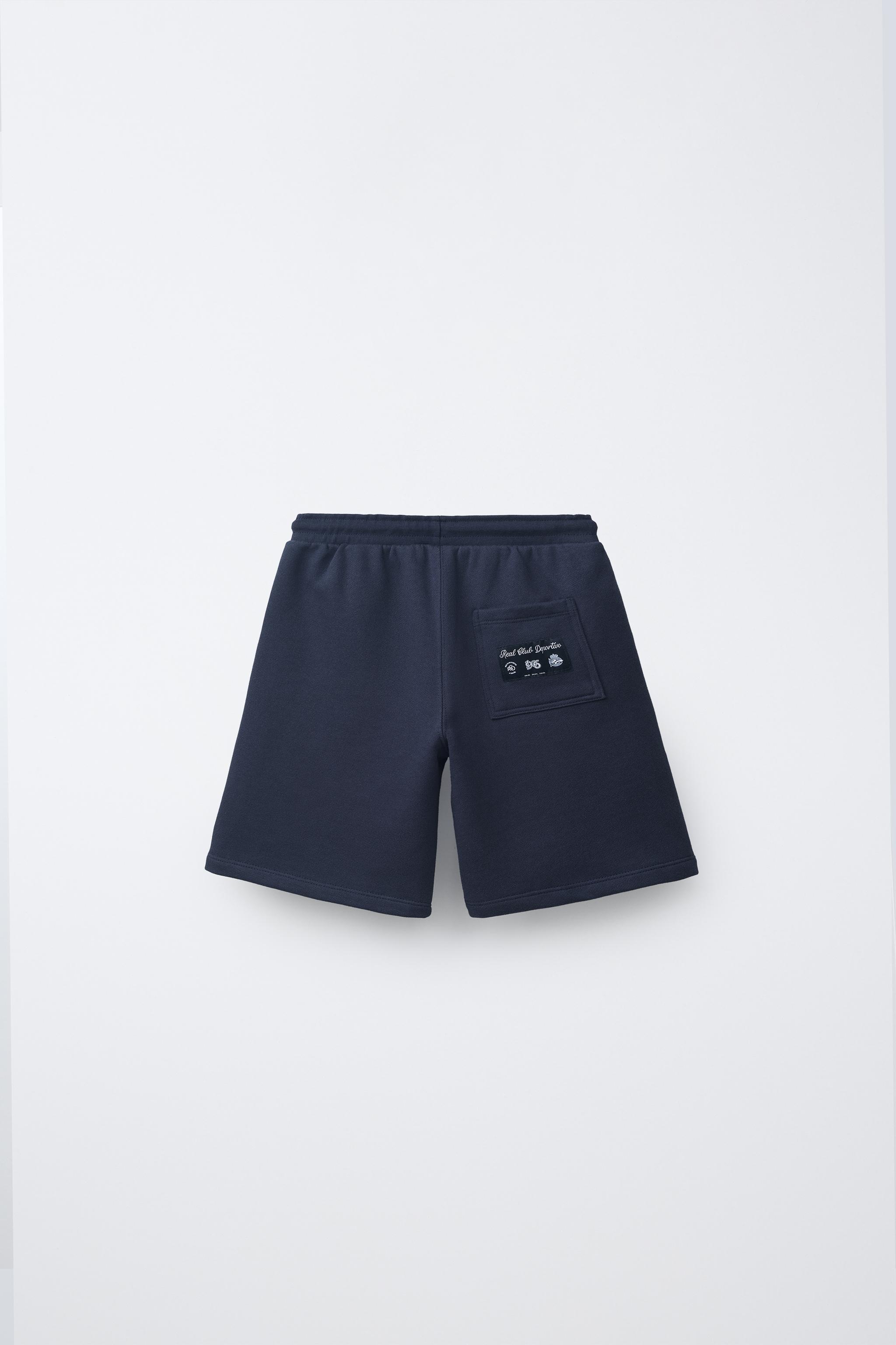 RC DEPORTIVO DE A CORUÑA BERMUDA SHORTS — Navy blue