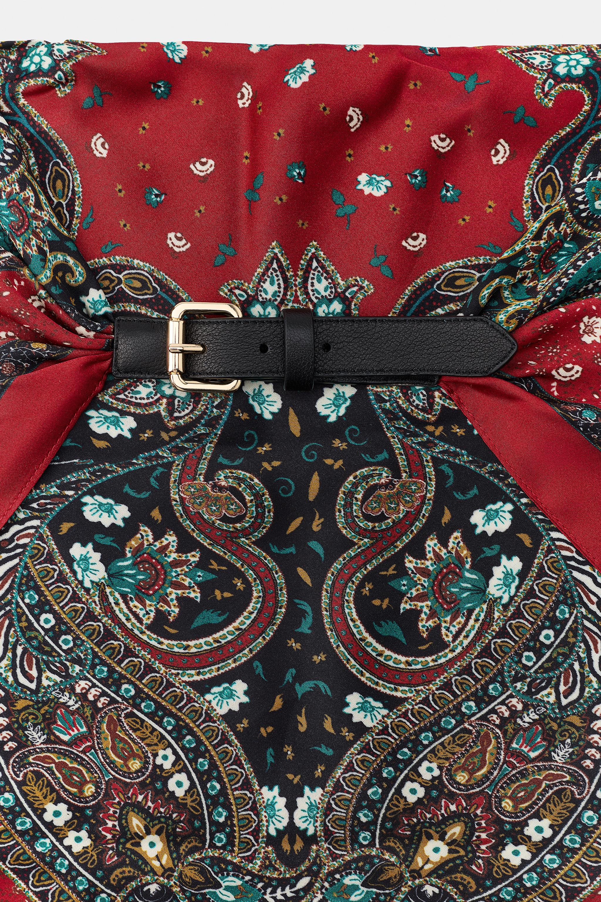 PRINTED SCARF BELT