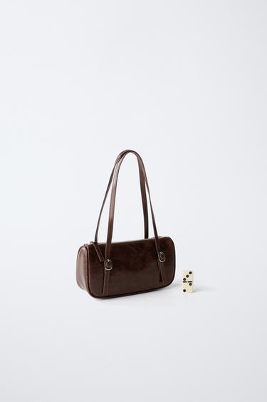 BUCKLE SHOULDER BAG - Brown by Zara - Image 5
