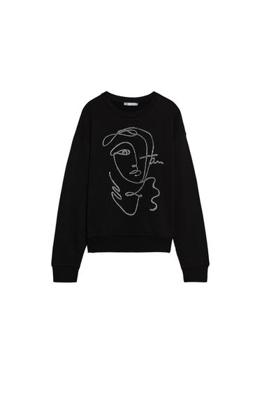 SWEATSHIRT WITH GIRL PRINT