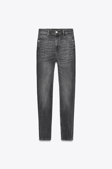 Zara SCULPT HIGH WAIST TRF JEANS - Anthracite grey - Image 0