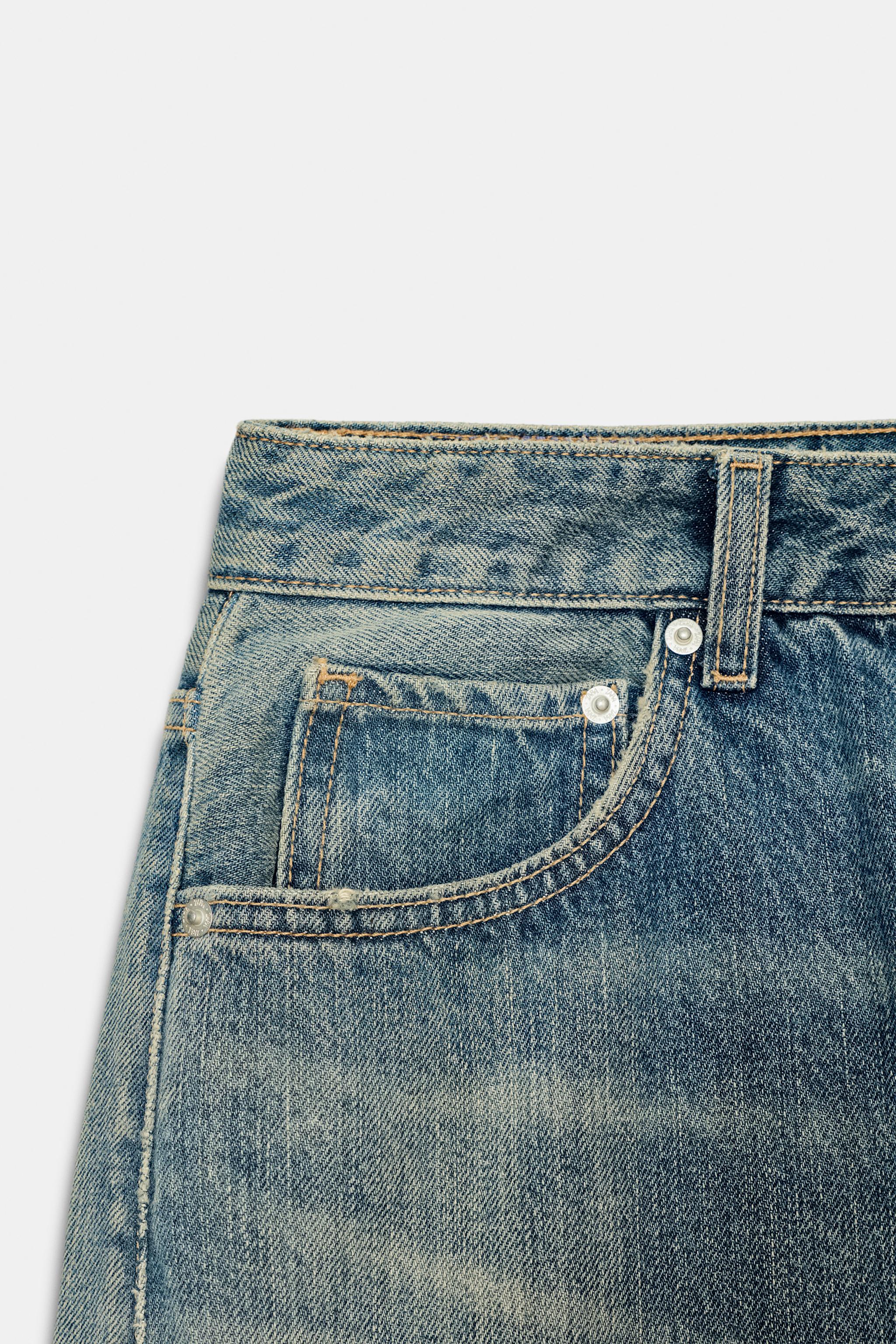 TRF MID-RISE BAGGY BALLOON JEANS