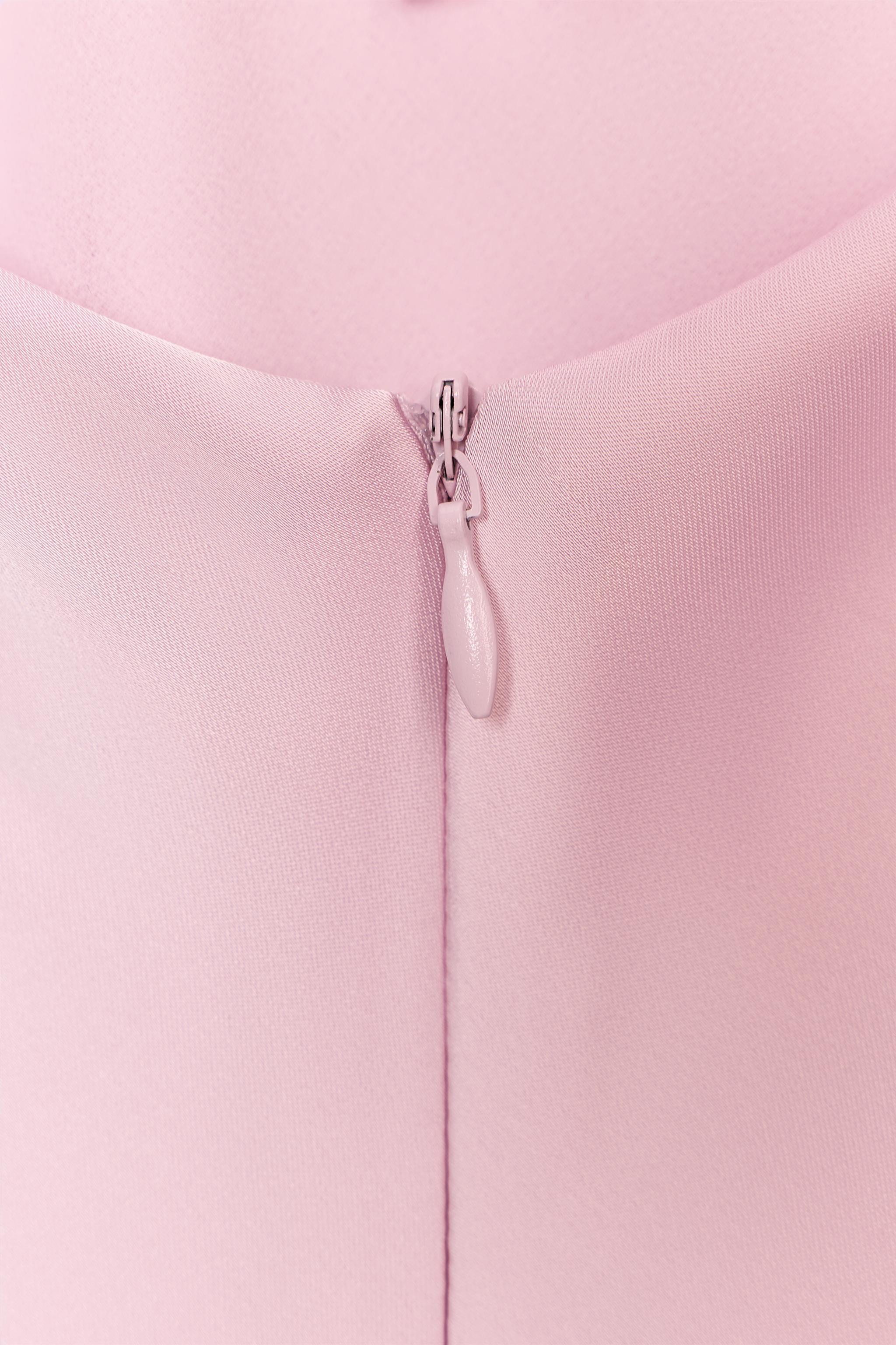 SATIN MIDI DRESS