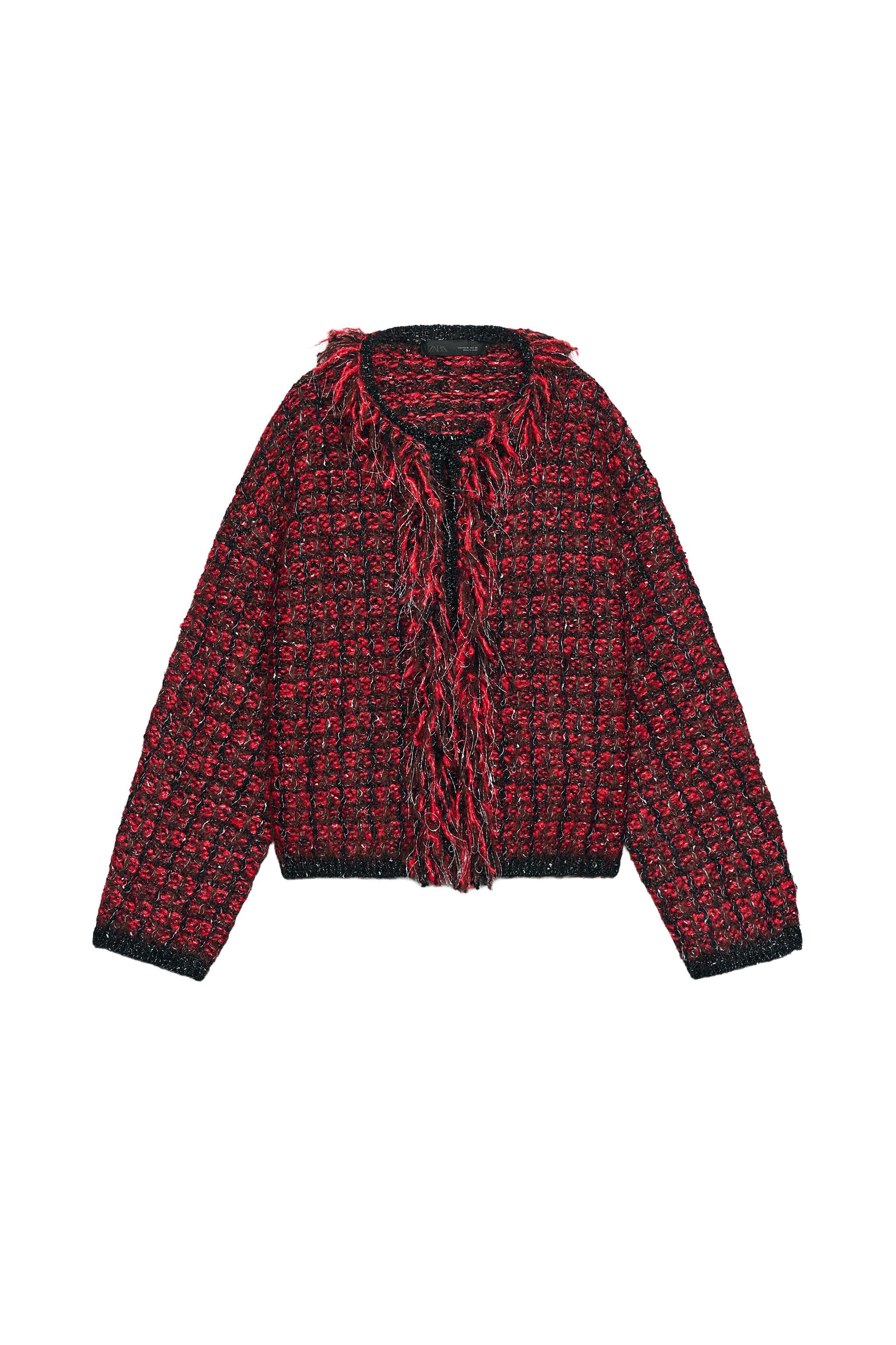 CHAQUETA PUNTO ESTRUCTURA FLECOS