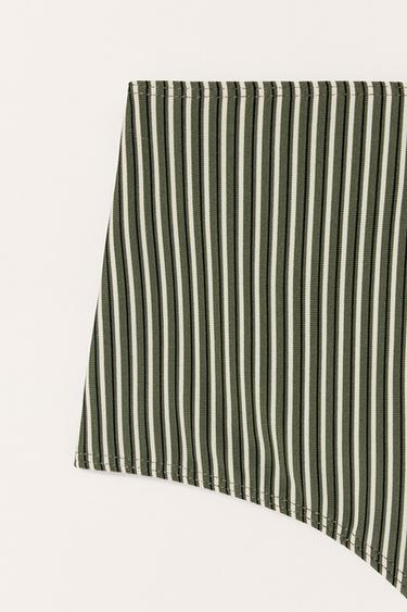 ENSEMBLE HAUT DE BIKINI ET CULOTTE TAILLE HAUTE RAYURES ÉDITION LIMITÉE - rayures de Zara - Image 7