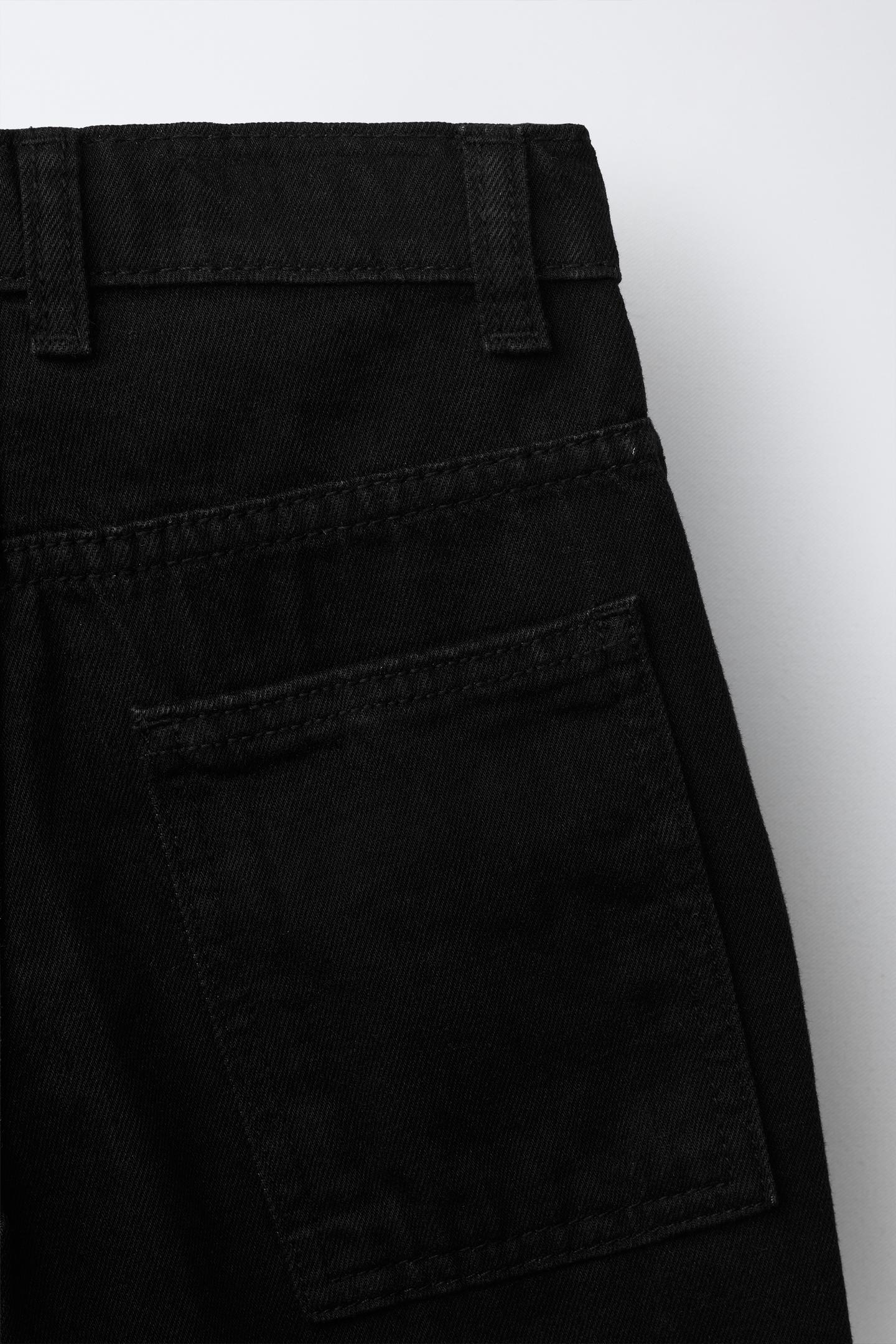 Детские шорты Zara Denim Shorts, цвет: Чёрный — фото 4