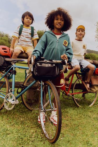 BLUZË ME VIJA DHE QËNDISJE - Shumëngjyrëshe nga Zara