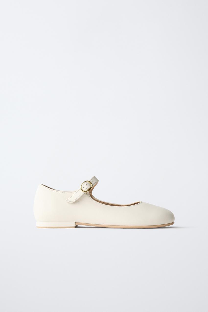 LEATHER SHOES - White | ZARA United States LEATHER SHOES - White | ZARA United States