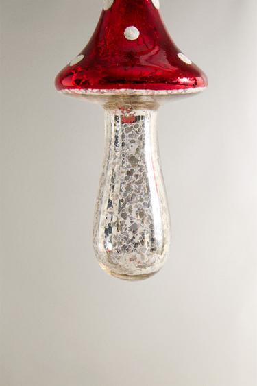 RED MUSHROOM TREE DECORATION - Red by Zara - Image 3