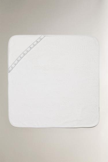 SERVIETTE DE BAIN CAPUCHE BÉBÉ ÉLÉPHANTS - Blanc cassé de Zara - Image 2
