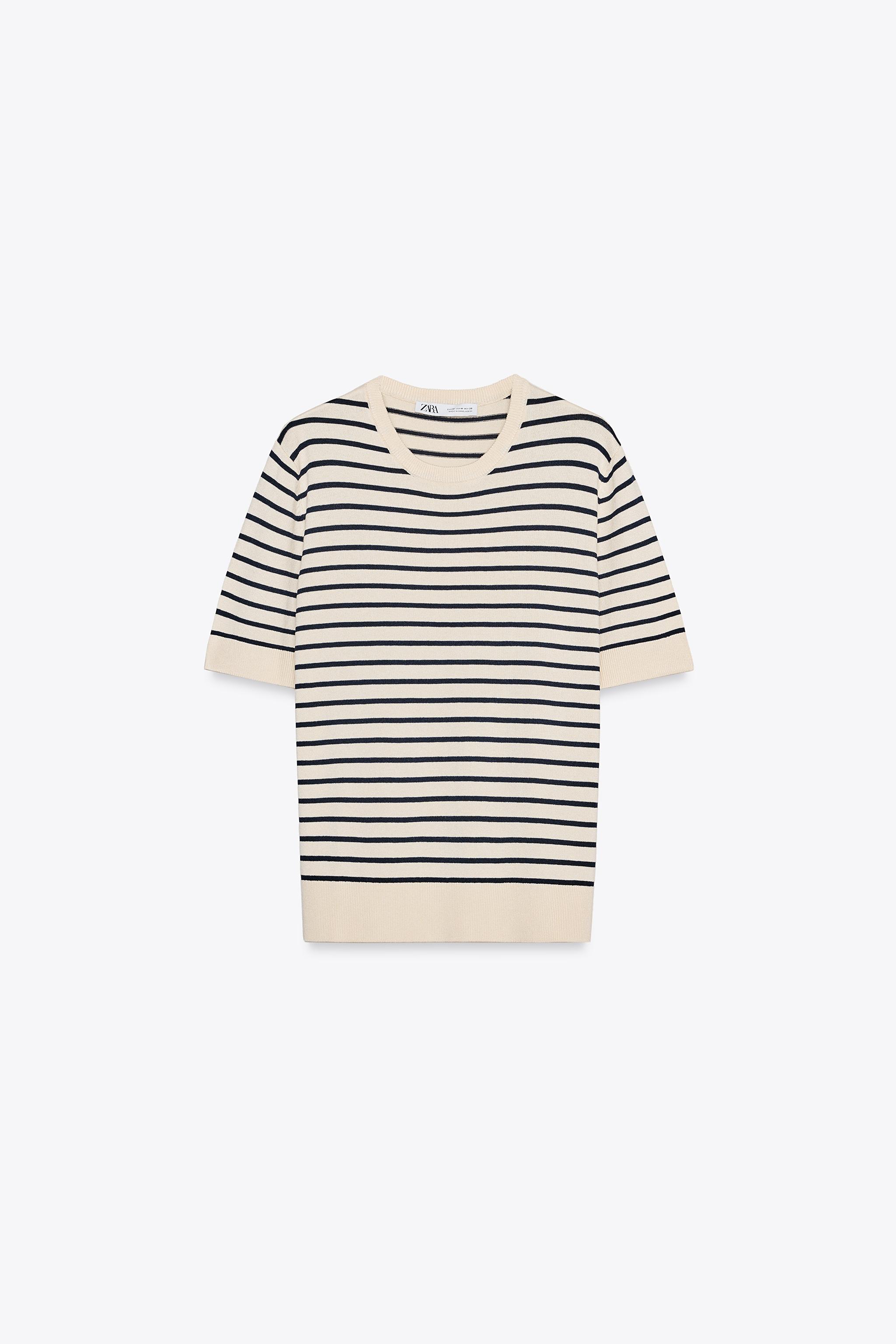 STRIPED KNIT TOP - striped | ZARA United States