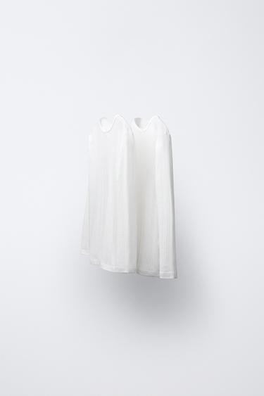 2-6 AÑOS/ PACK DOS CAMISETAS POINTELLE - Blanco roto de Zara - Imagen 0
