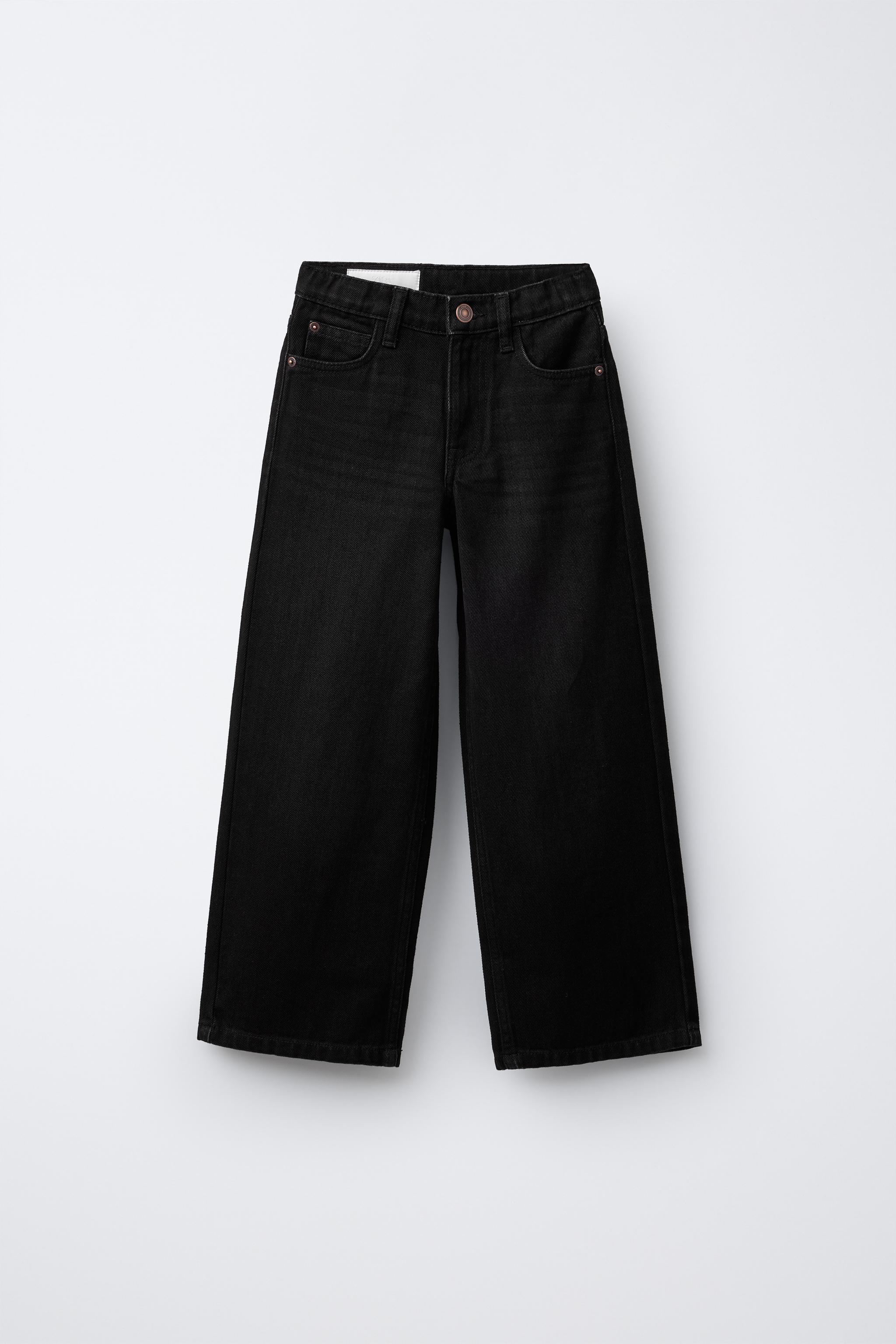 WIDE LEG JEANS - Black | ZARA United States