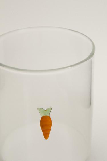 CARROT BOROSILICATE TUMBLER - Orange by Zara - Image 2