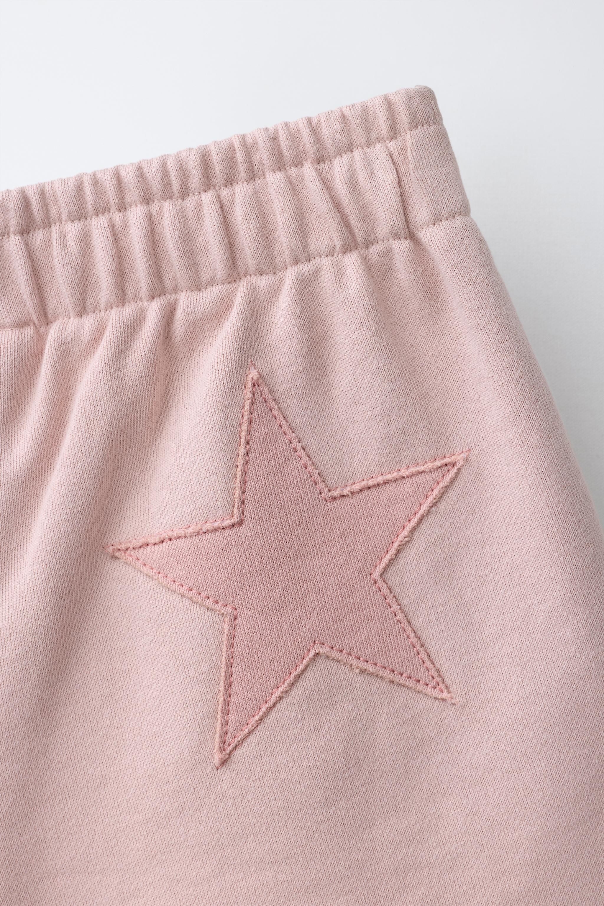 STAR PATCH PLUSH SHORTS