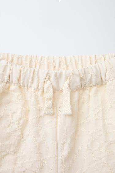 JACQUARD BERMUDA SHORTS - Ecru by Zara - Image 2