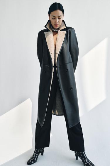 ZW COLLECTION DOUBLE-FACED COAT - Black by Zara - Image 0