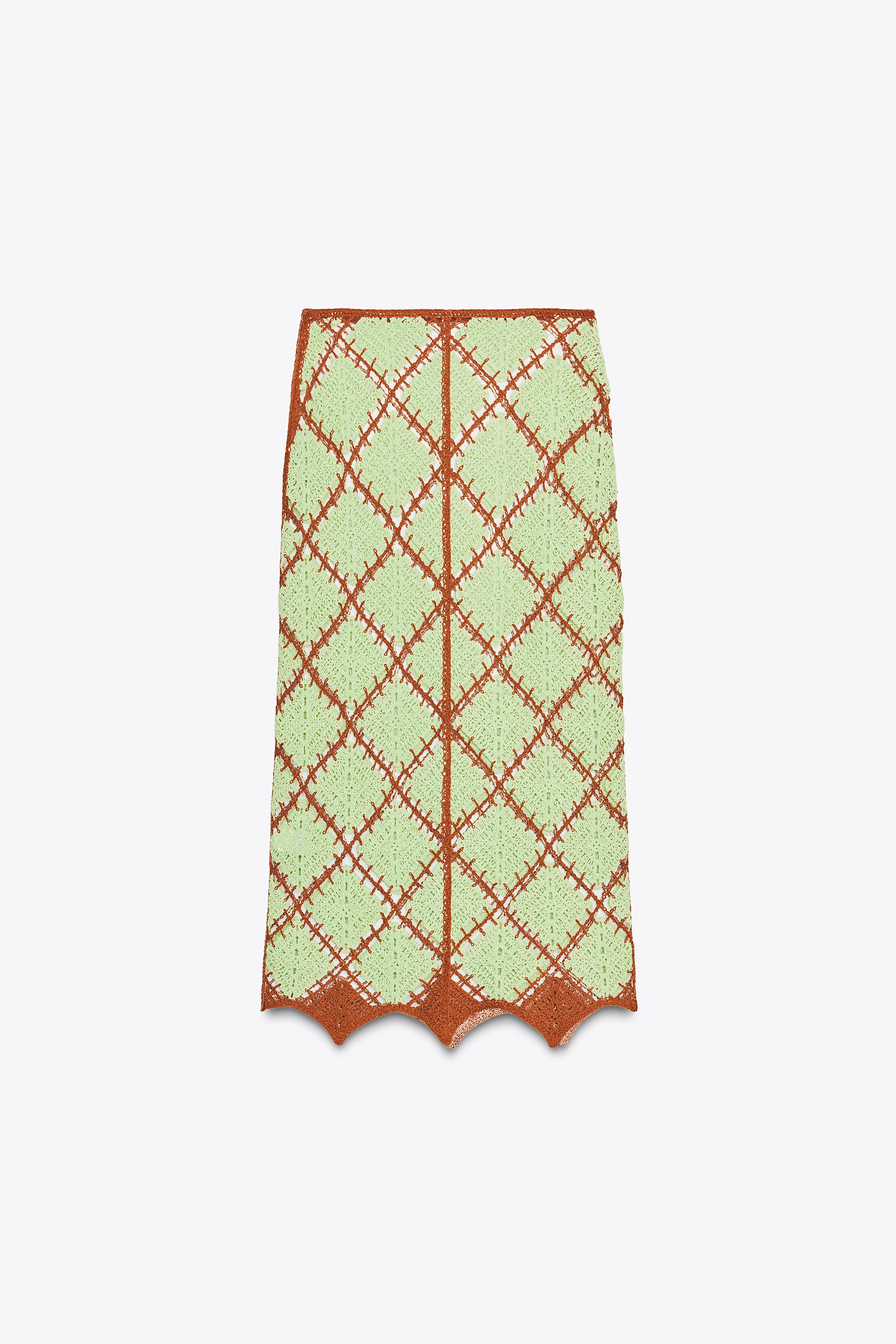 JUPE MIDI CROCHET