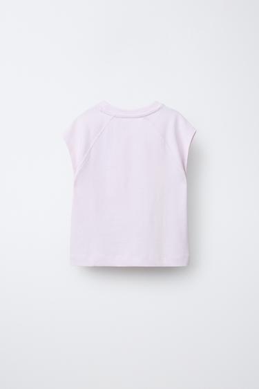 BASIC RAGLAN SLEEVE T-SHIRT - Pink by Zara - Image 1