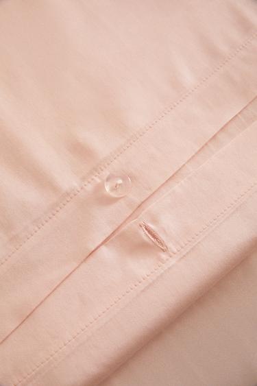 SATEEN DUVET COVER (300 THREAD COUNT) - Pastel pink by Zara