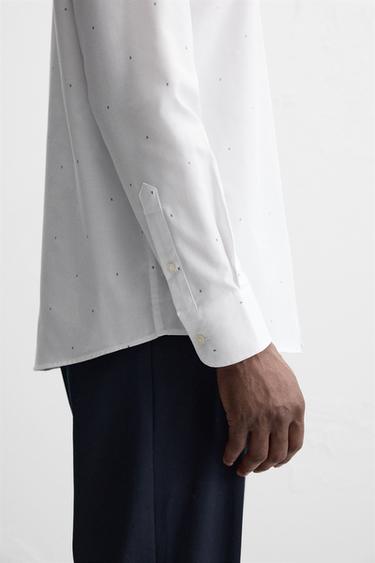 CHEMISE STRUCTURÉE EASY CARE - Imprimée de Zara - Image 5