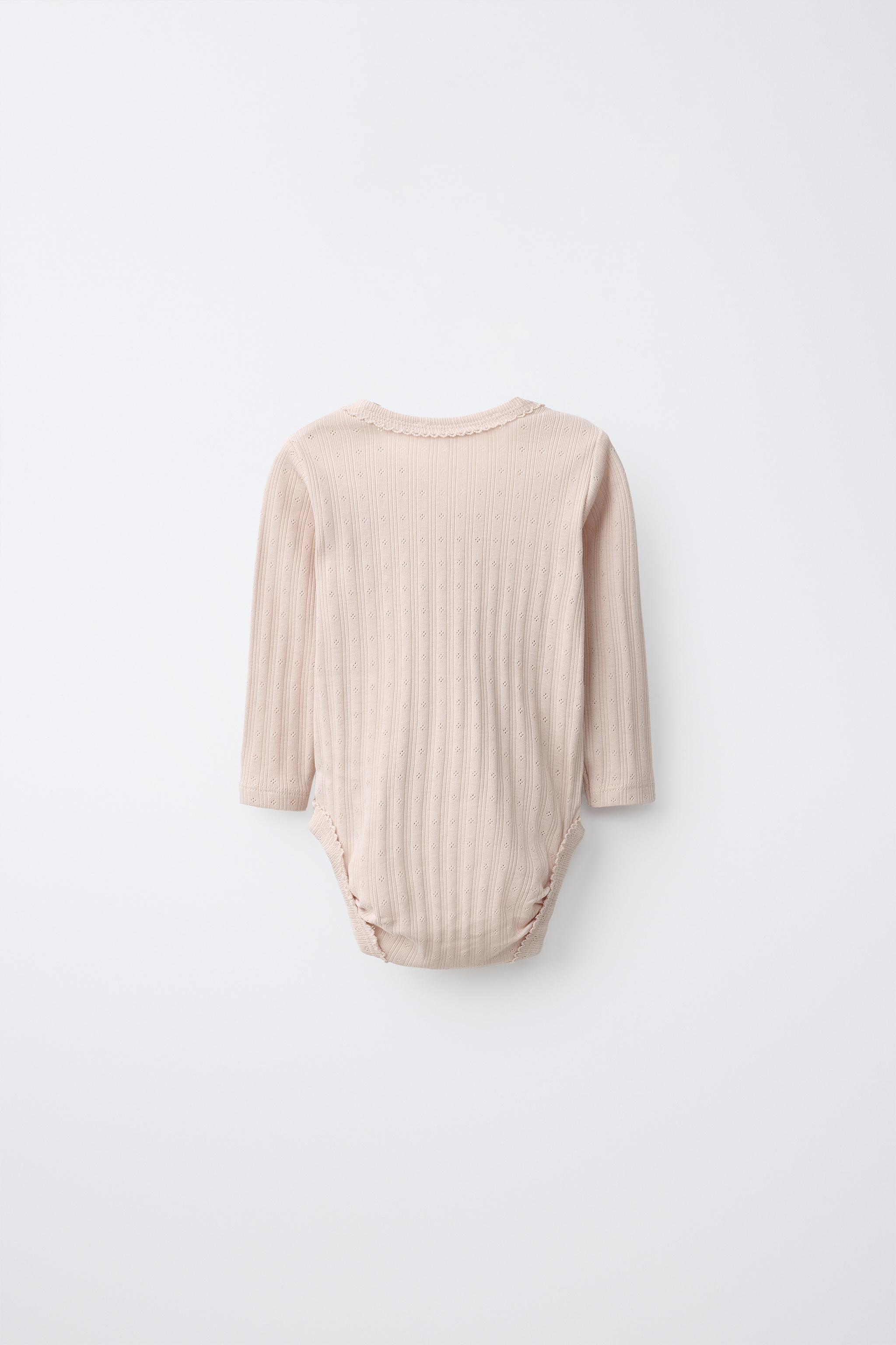 Боди Three-Pack Crossover для детей, ажурная вязка — Zara — фото 3