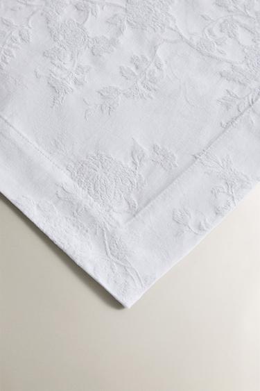 NAPPE COTON JACQUARD - Blanc de Zara - Image 2