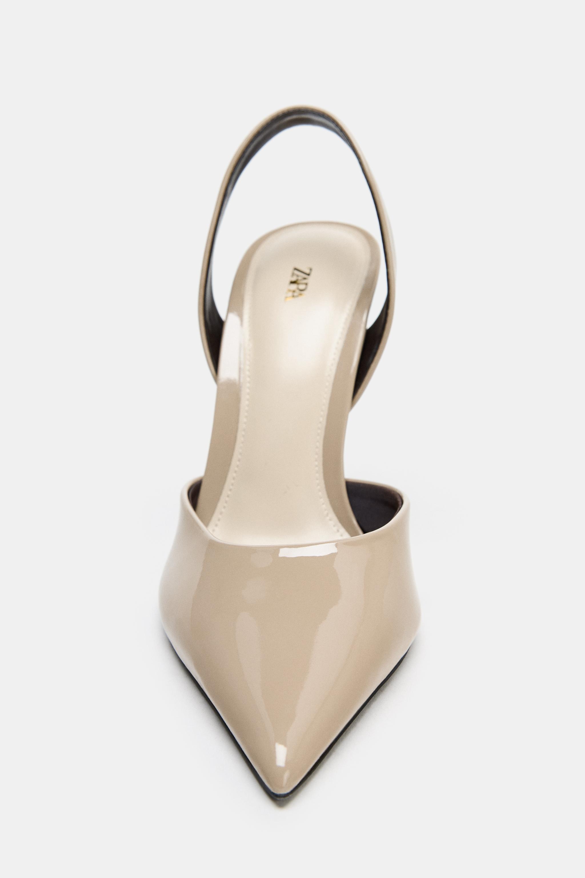 POINTED TOE SLINGBACK HEELS