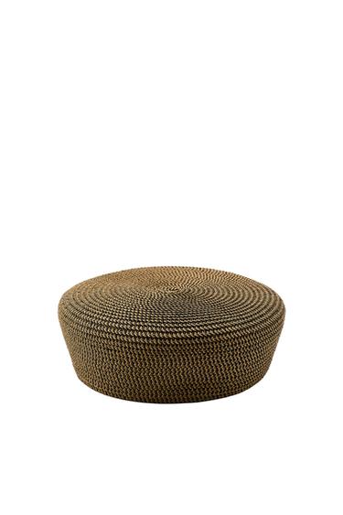 GORRO CASQUETE COMBINADO - Cru / Preto da Zara