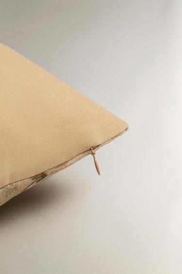 HOUSSE DE COUSSIN FLORAL - Beige clair de Zara - Image 3