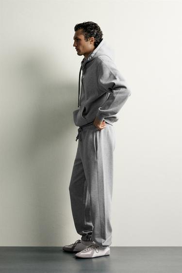 BASIC JOGGING TROUSERS - Grey marl by Zara