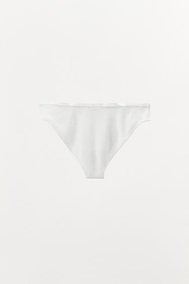 CULOTTE POINTELLE DENTELLE - Blanc de Zara - Image 3