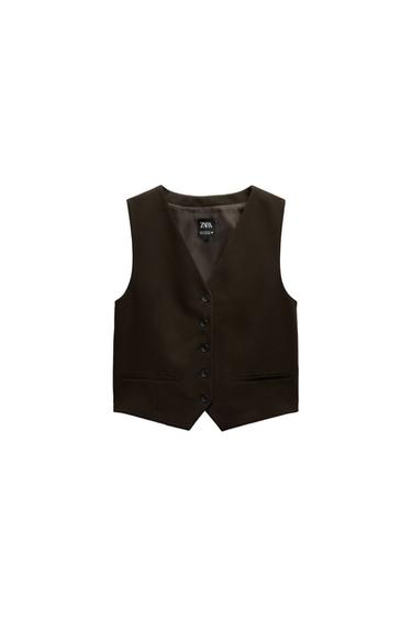 WAISTCOAT WITH STRAP BACK