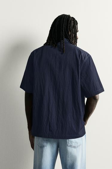 CHEMISE FLUIDE COUPE DÉCONTRACTÉE - Bleu de Zara - Image 2