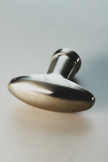 PACK OF SHINY METAL DOOR KNOBS (PACK OF 2) - Silver by Zara - Image 4