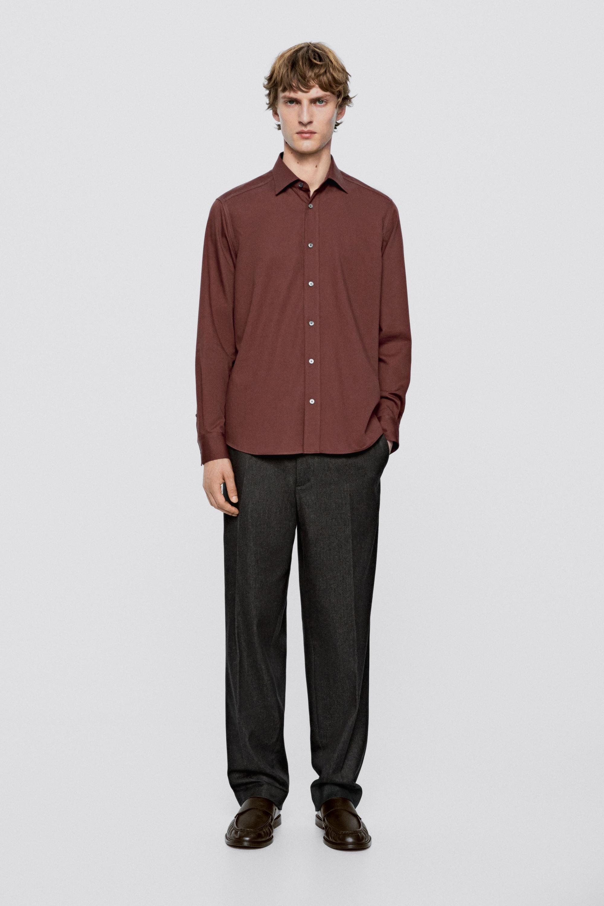 Regular fit cotton blend shirt - LIMITED EDITION