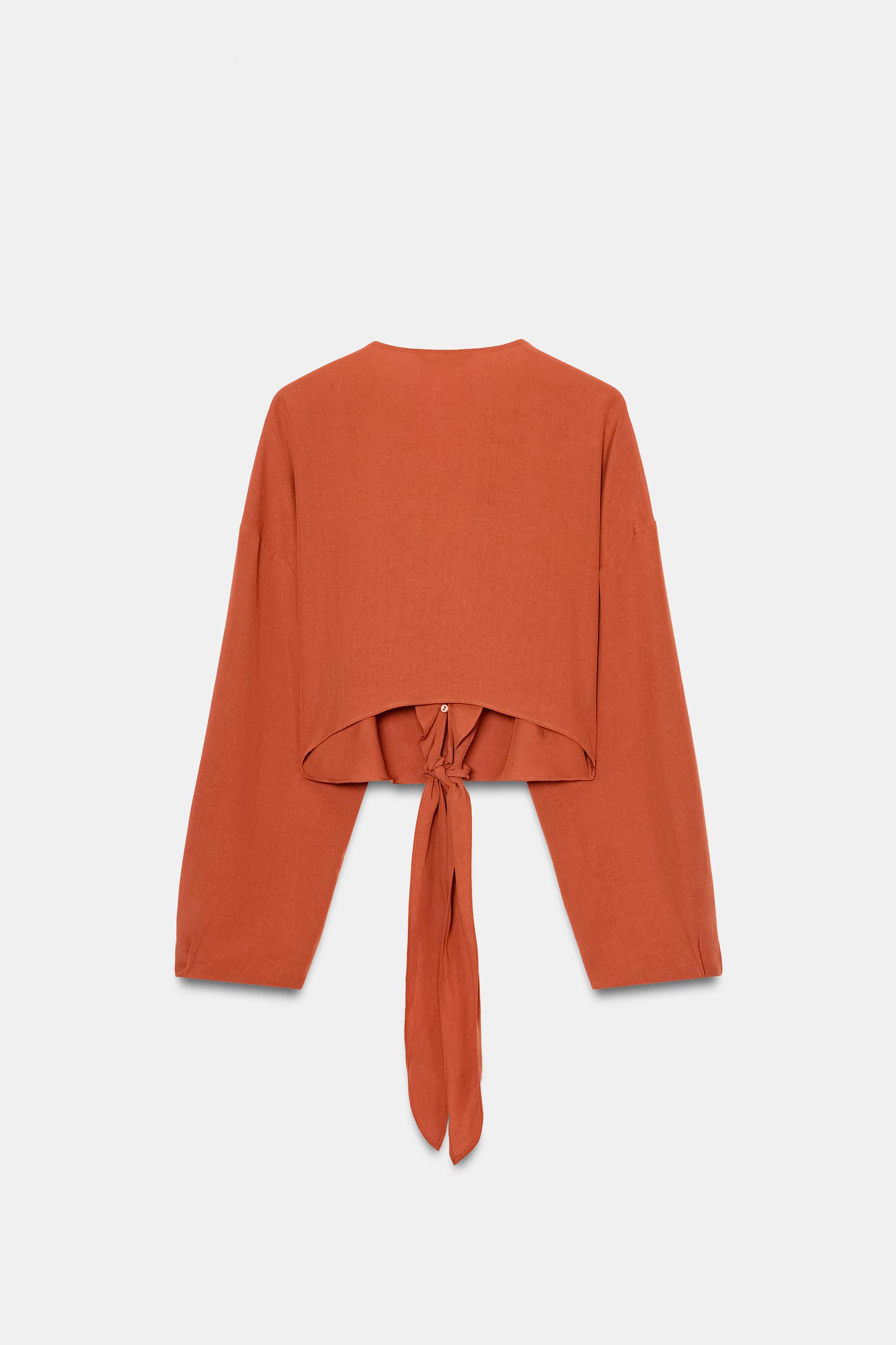 CROPPED TIE TOP