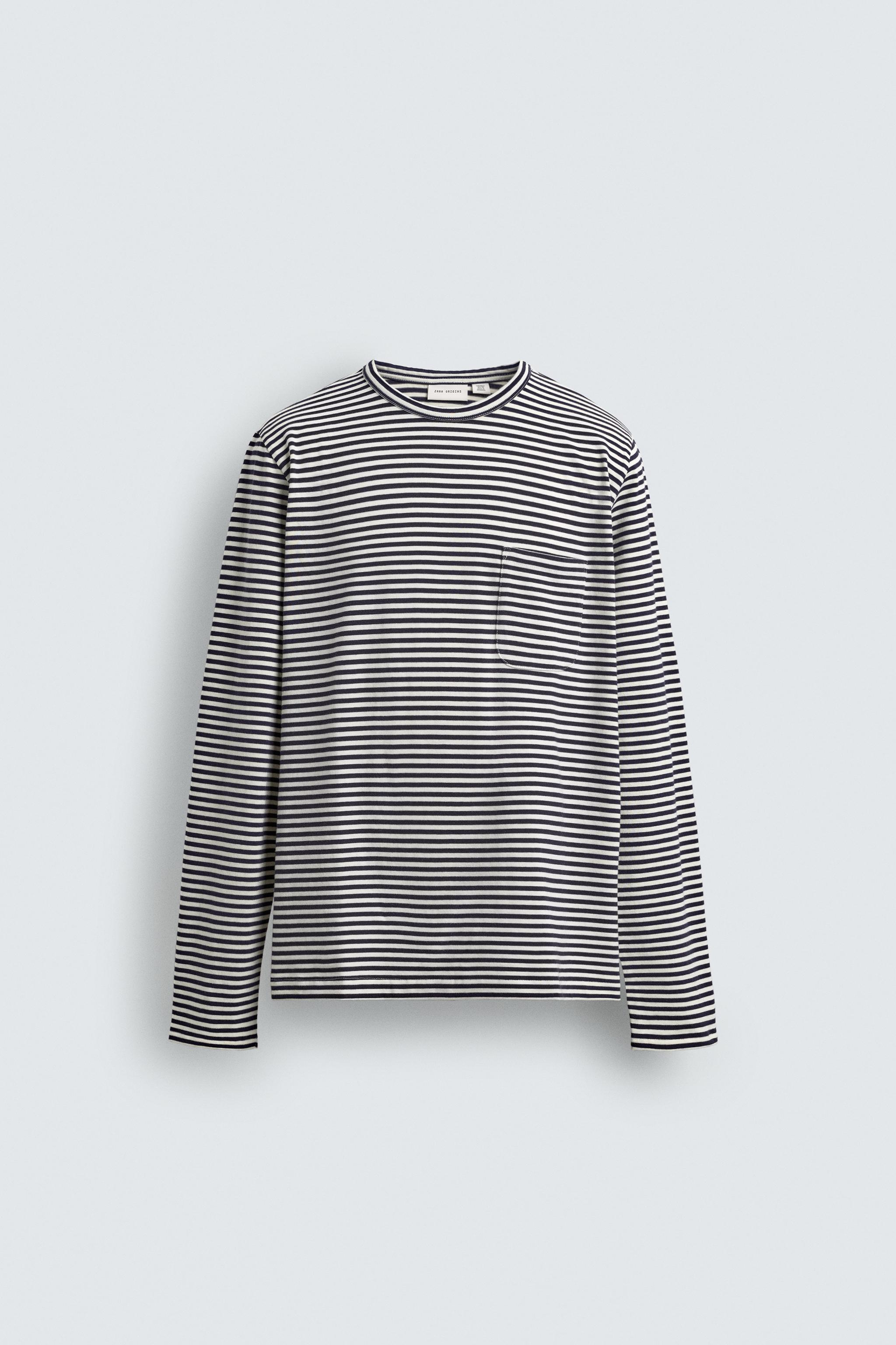 STRIPED JACQUARD T-SHIRT