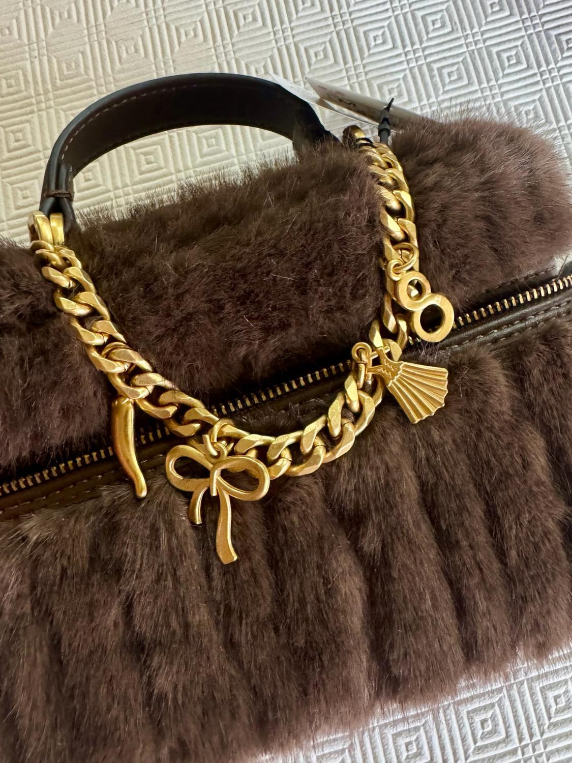 RIGID FAUX FUR BAG - Image 8