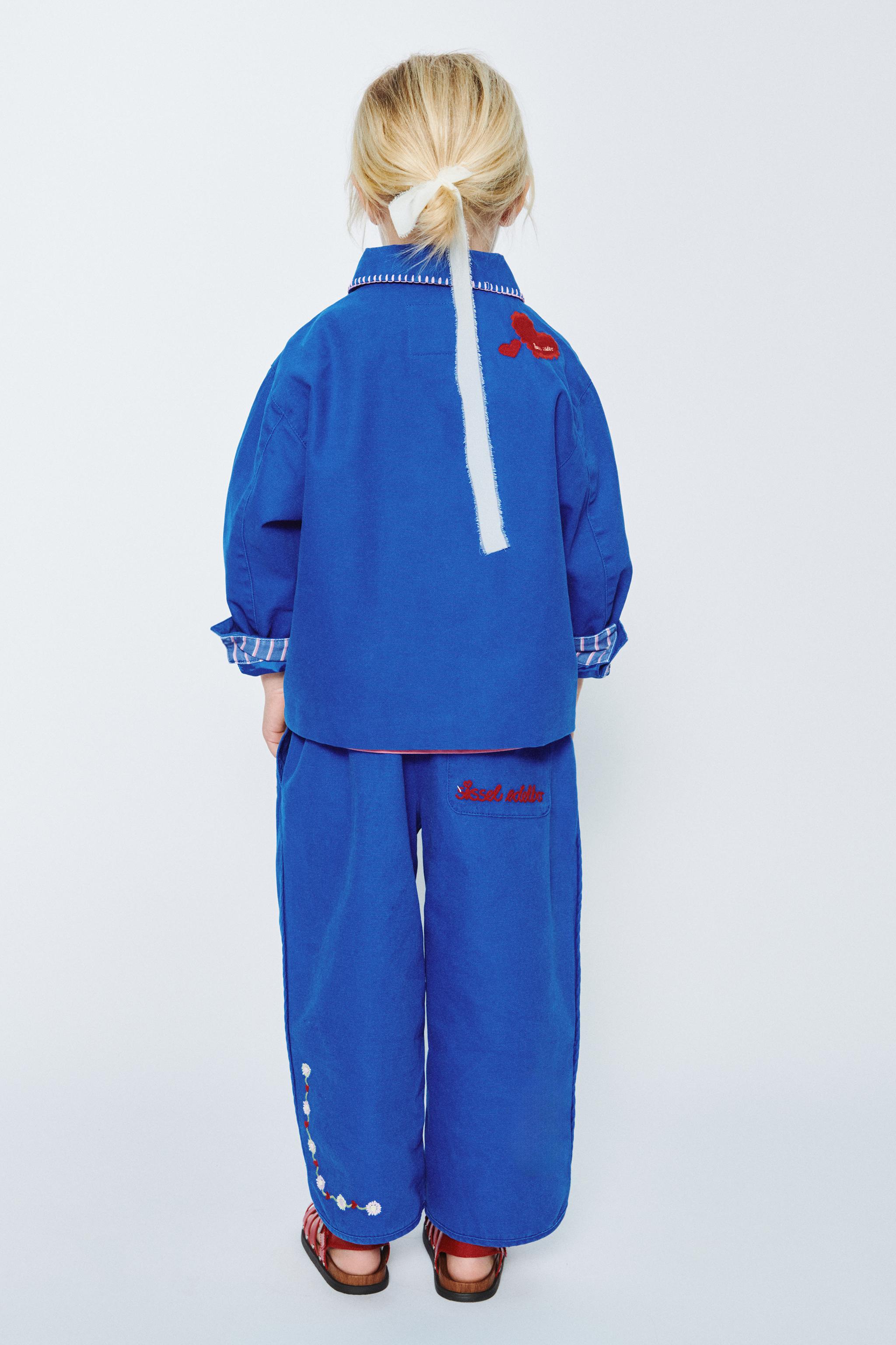 ZARA KIDS アウター　トップス　ボトムス　まとめ売9点　152cm EMBROIDERED BAGGY PANTS SISSEL EDELBO X ZARA KIDS - Bluish | ZARA