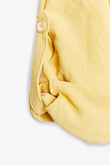 CHEMISE SAFARI - Jaune de Zara - Image 5