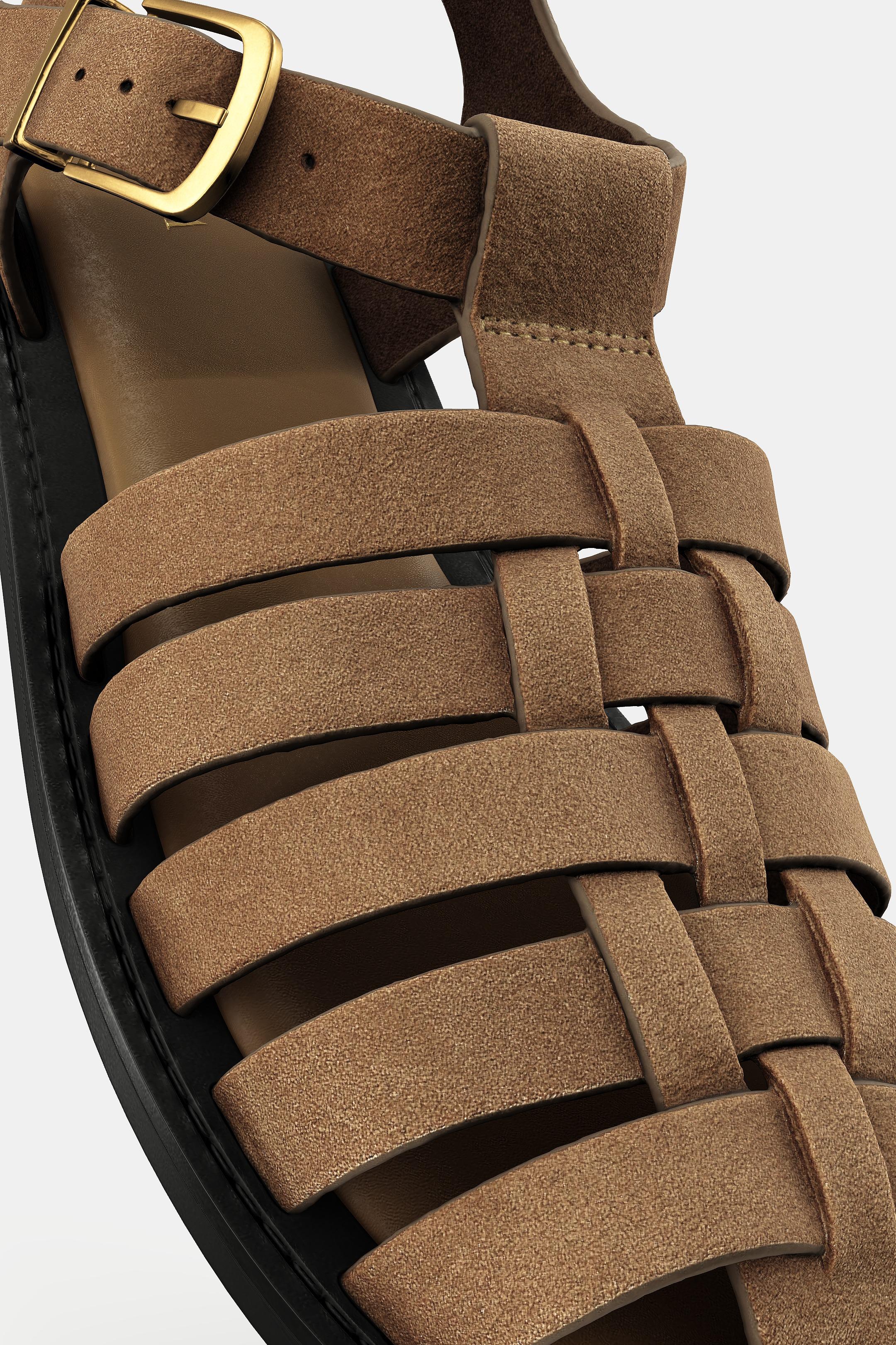 SPLIT LEATHER FISHERMAN SHOES - Beige | ZARA United States